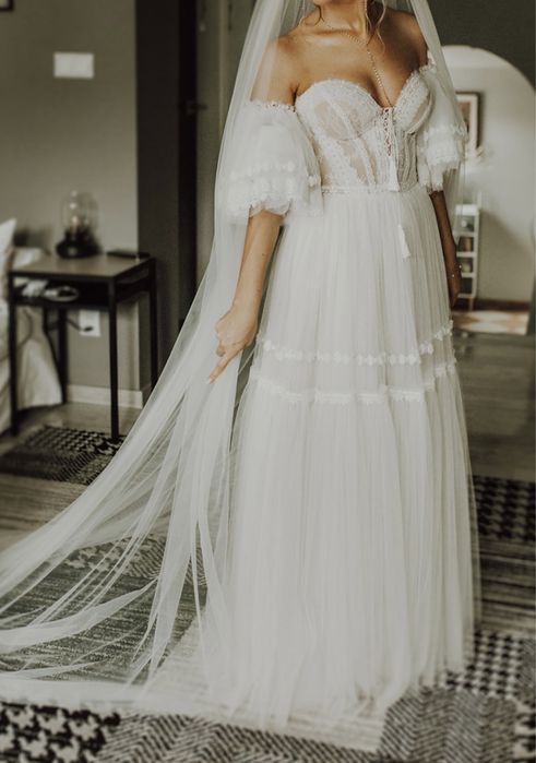Suknia ślubna boho rustykalna - Herms Bridal Edgerton