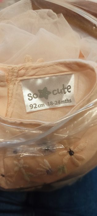 Sukienka tiulowa kwiaty ślub wesele chrzest urodziny 92