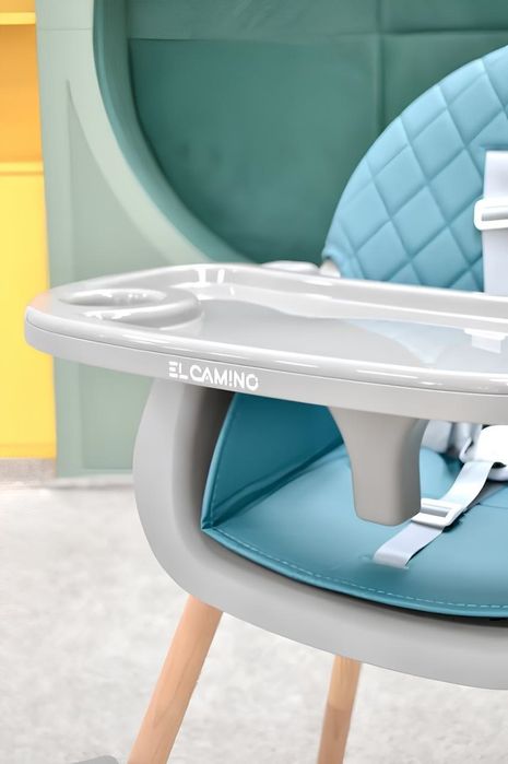 Стільчик для годування El Camino Me 1111 Lumi Teal столик з 6 місяців