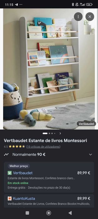 Estante livros infantil - nova