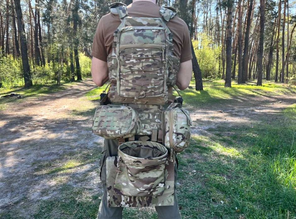 ‼️Рюкзак мультикам Штурмова панель на плитоноску 10 л/Cordura 1000D/тактична сумка‼️