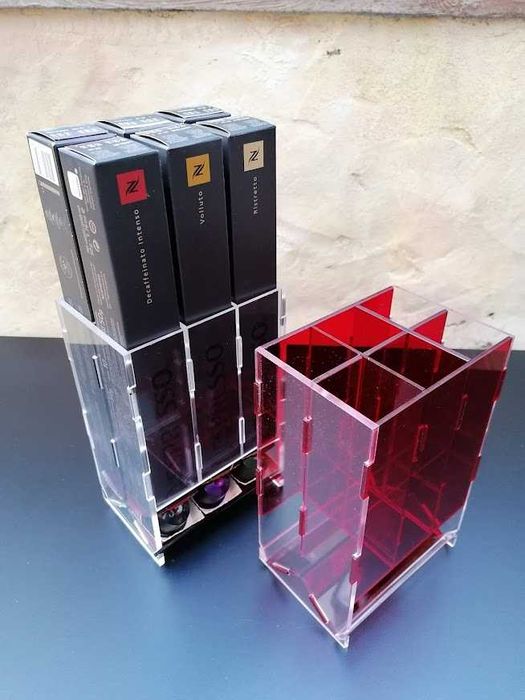 Suporte de Capsulas Nespresso Acrílico