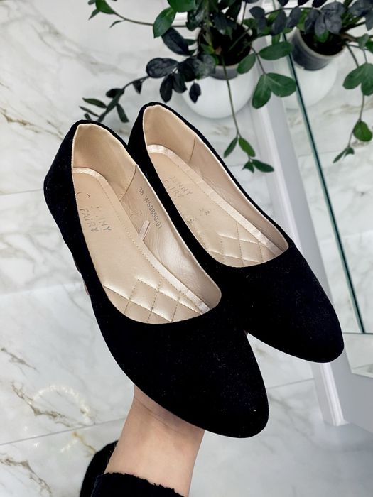 Damskie balerinki baleriny zamszowe 38 Jenny Fairy