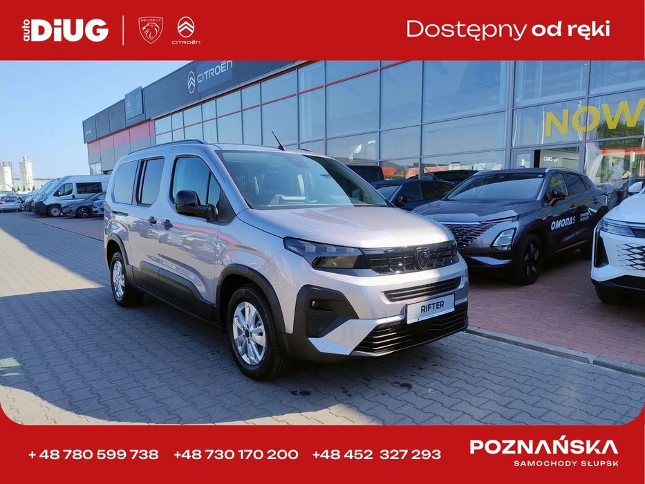 Peugeot Rifter Leasing  od 101,8%   4 lata gwarancji *