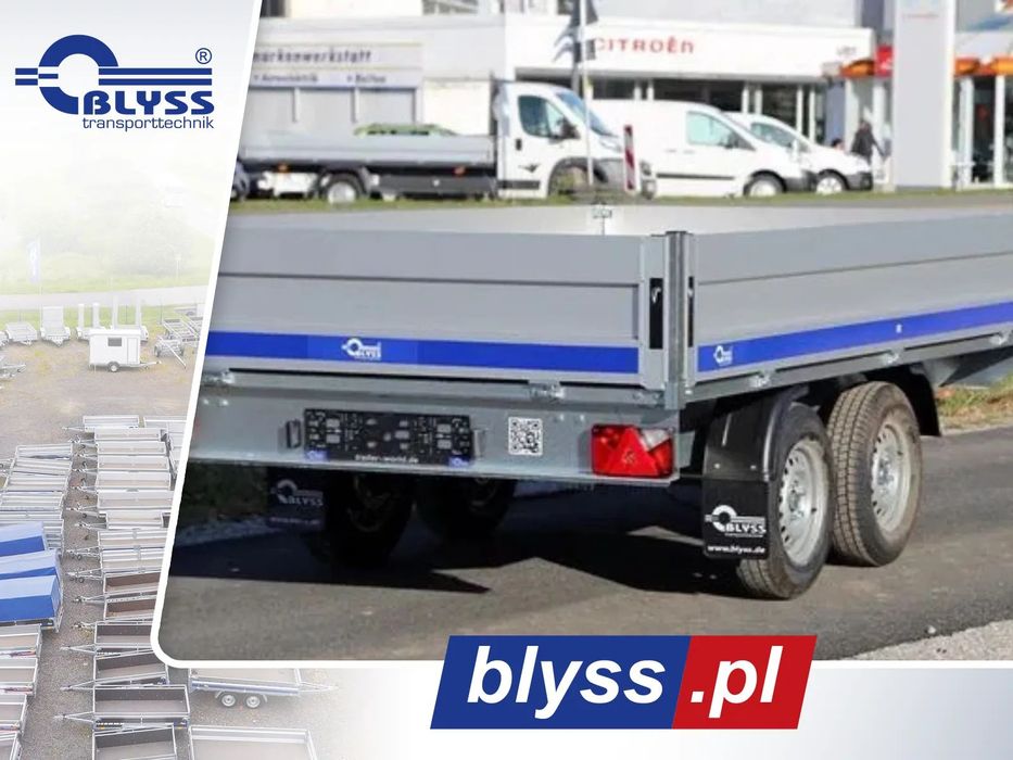 Blyss Vector Ii  Przyczepa Samochodowa, Aluminiowe Burty,