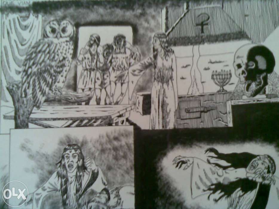 Quadros - pranchas originais de banda desenhada-bd