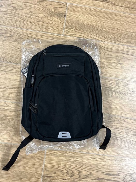 CoolPack grif PLECAK młodzieżowy SZKOLNY DWUKOMOROWY czarny 24 L