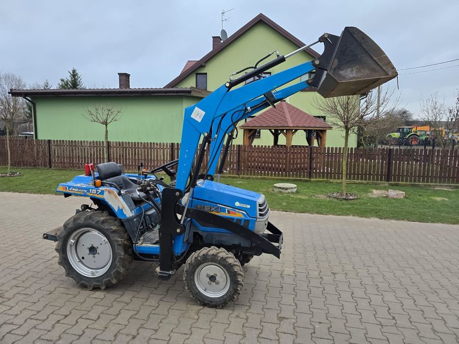 Traktorek mini z turem Sadowniczy*komunalny Iseki Landhope 157 4x4 *Tu