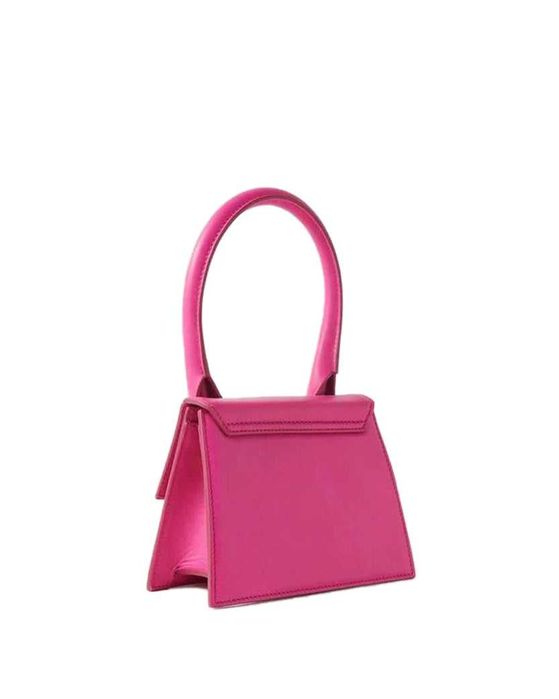 Сумка Jacquemus Le Chiquito Medium leather bag Neon Pink