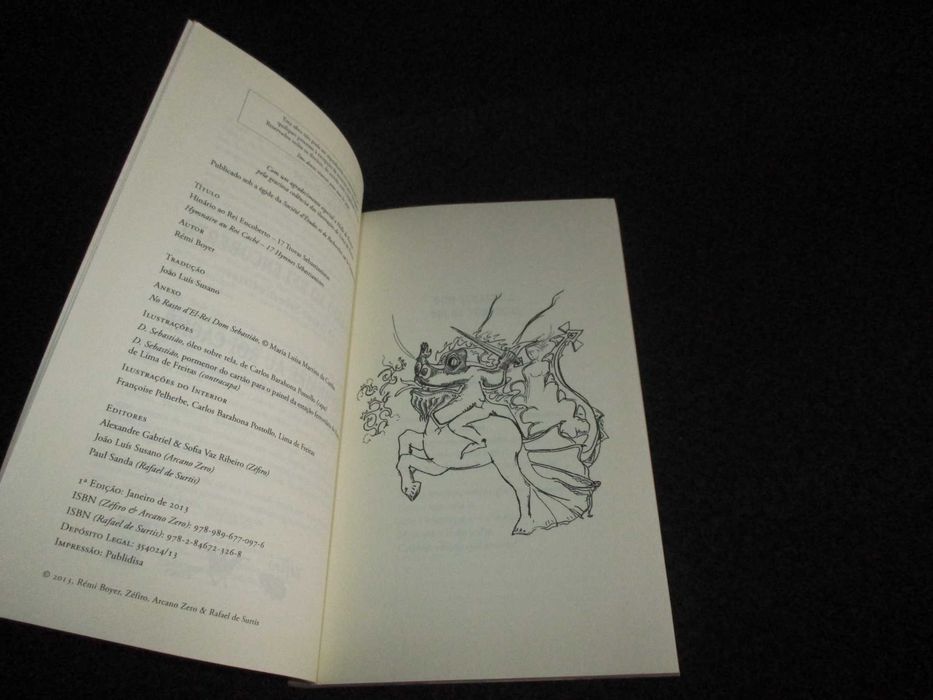 Livro Hinário ao Rei Encoberto 17 Trovas Sebastianistas Rémi Boyer