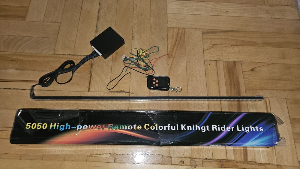 Listwa LED Knight Rider 50cm listwa kilka kolorów PILOT Nowa