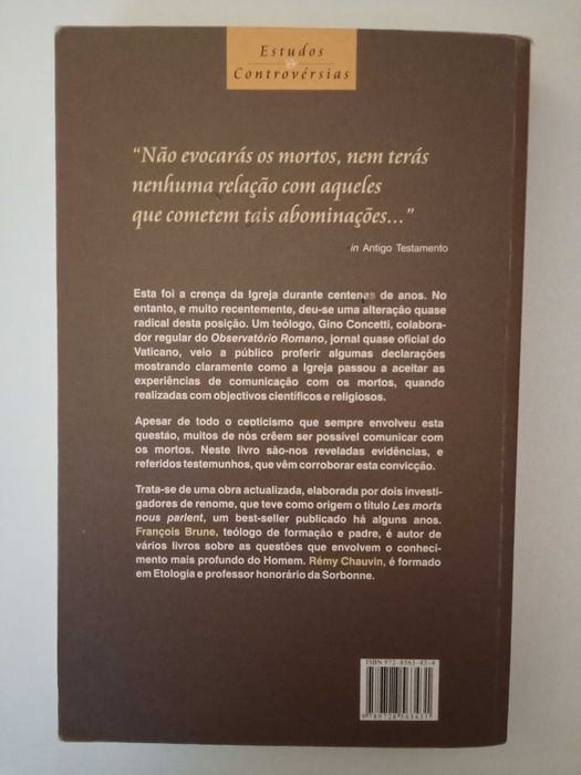 A comunicação com os mortos - François Brune e Remy Chauvin