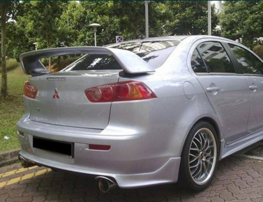 Накладки на бампера,пороги  Mitsubishi Lancer 10. Митсубиси Ланцер Х