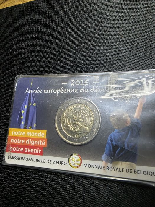 Moeda comemorativa Bélgica
