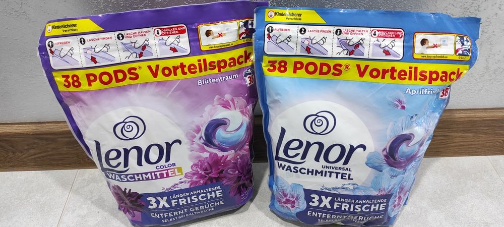 Капсули для прання Lenor  Universal Aprilfrisch,Color, 50шт,38шт