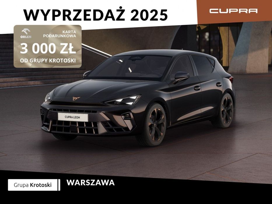 Cupra Leon 1.5 eTSI 150 KM 7-biegowa automatyczna - DSG Dostępna od Ręki!