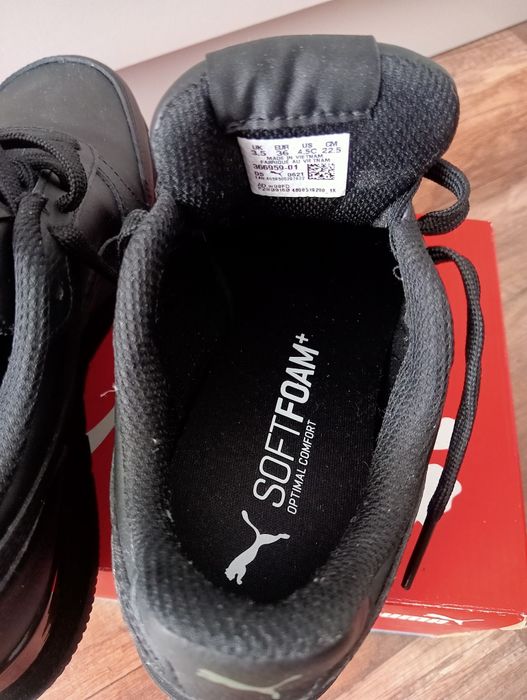 Czarne buty Puma St Runner V2 L Jr 36