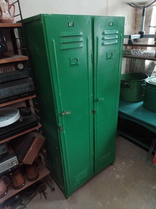 Szafa,szafka metalowa PRL Loft Industrial ,warsztatowa
