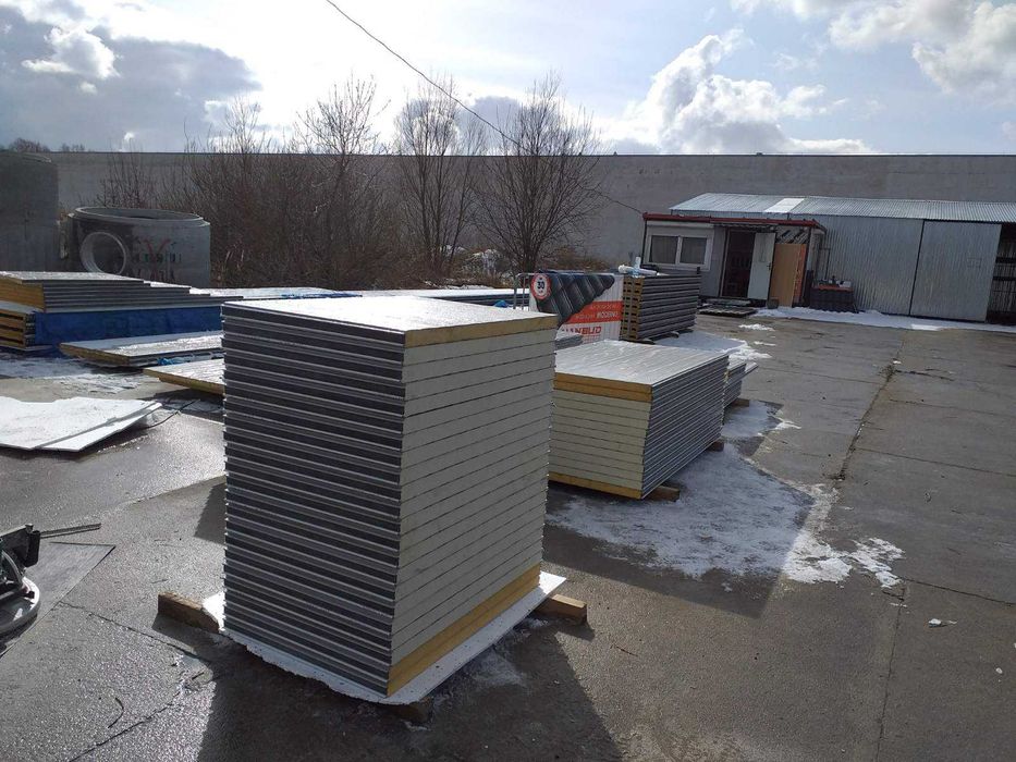 Płyta warstwowa, obornicka, dachowa ścienna, płyty warstwowe, PIR PUR