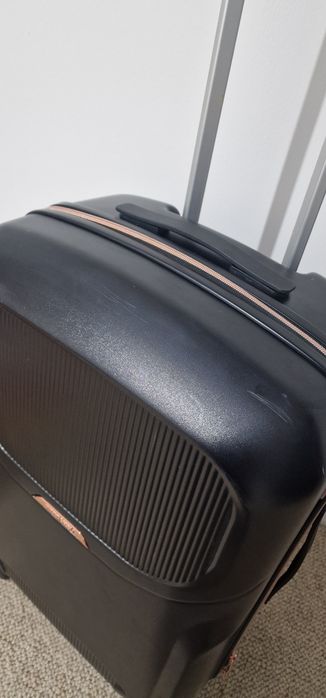 Walizka wittchen średnia polikarbon poliwęglan PC czarna bagaż rejestr