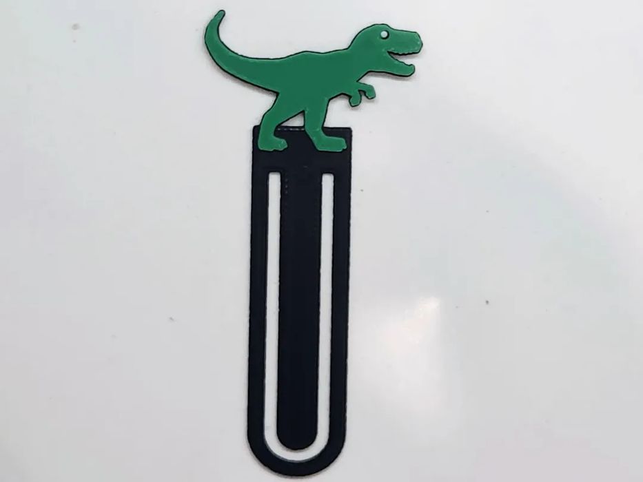 Fun T-Rex Bookmarker