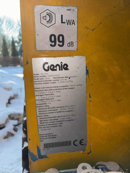Podnośnik nożycowy Genie GS-3268