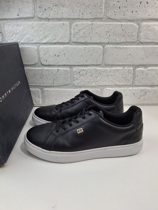 Sneakersy skórzane trampki Tommy Hilfiger r.38 skóra naturalna