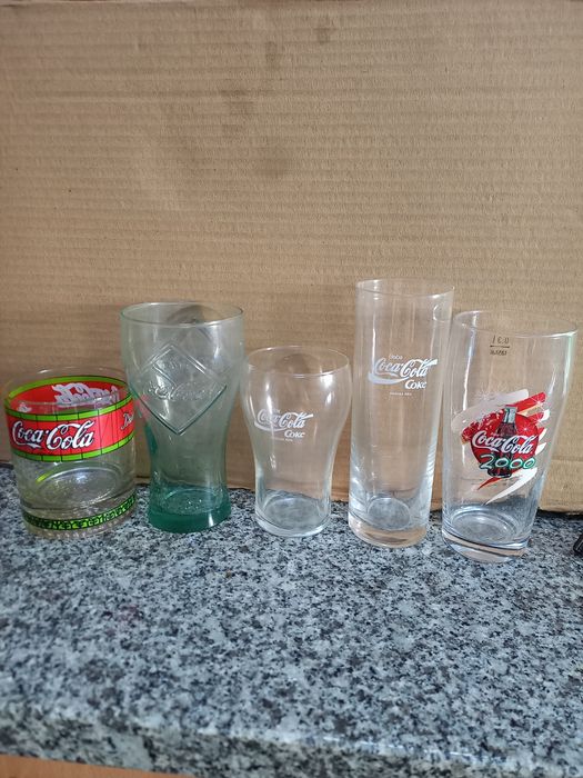 Copos. Coca. Cola
