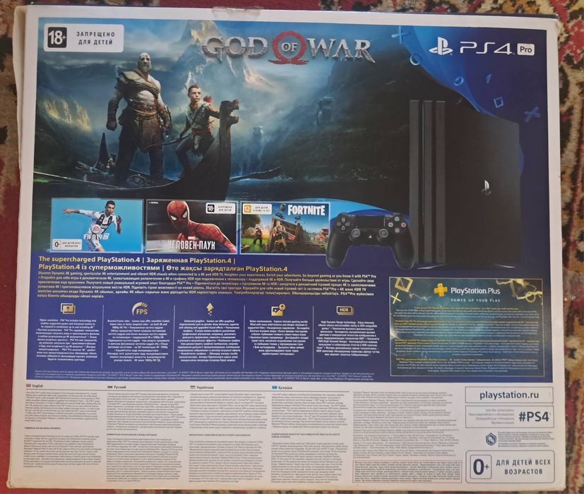 PS 4PRO 1 терабайт 2 джостика Оригінал