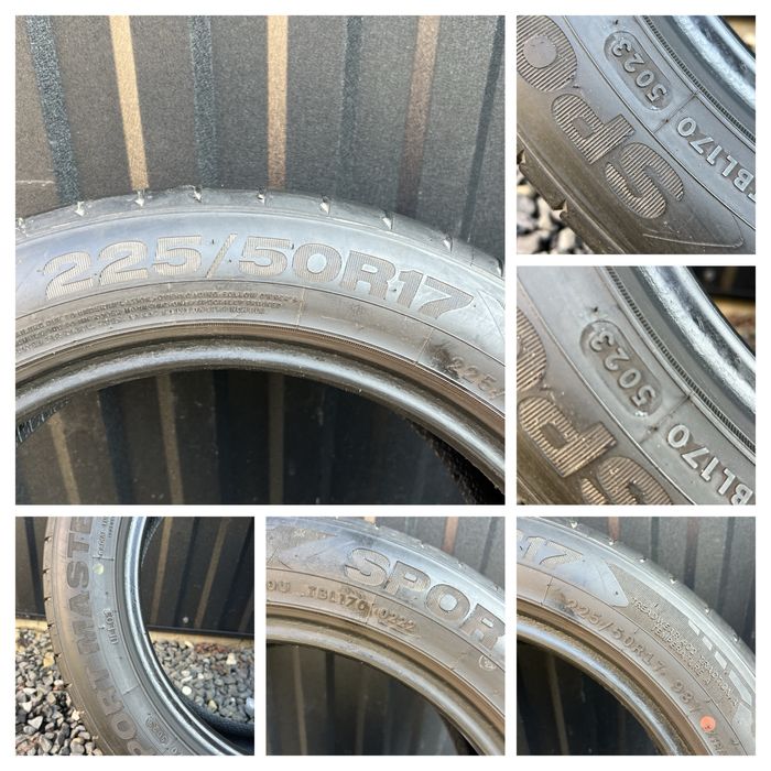 Шини 225/50 R17 літні шини 225/50 R17 шини Audi A4 A6 BMW 5 E60 F10