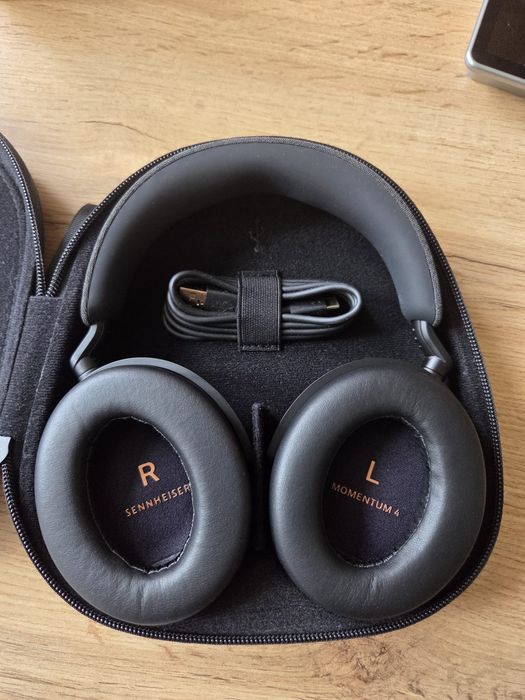 Sennheiser Momentum 4 + Dongle BTD 600 (aptX) | Stan b. dobry | Zestaw