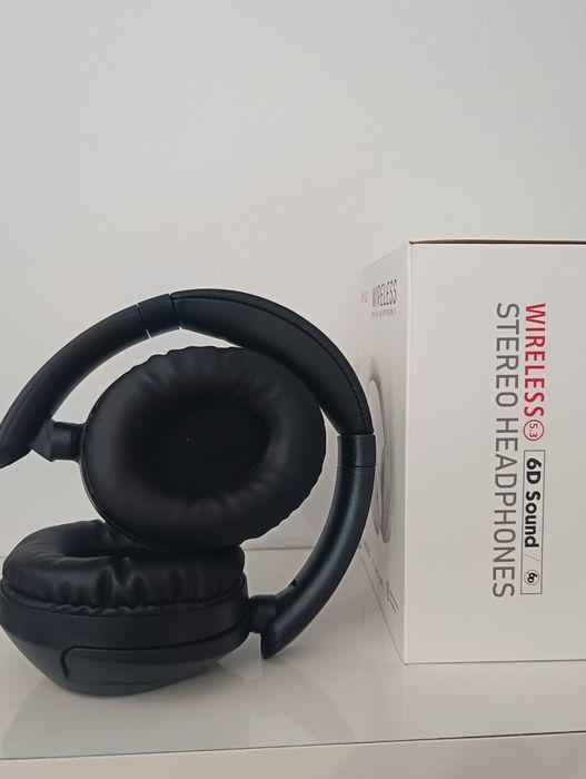 Headphones wireless 6D sound, estilo JBL