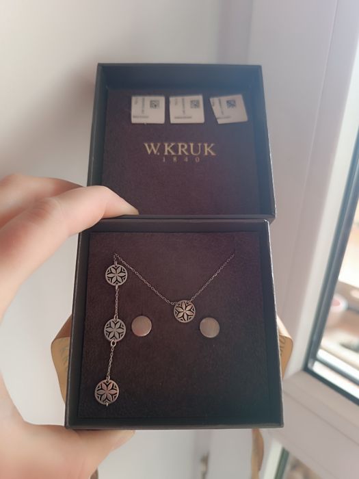 Zestaw srebrnej biżuterii - W.KRUK