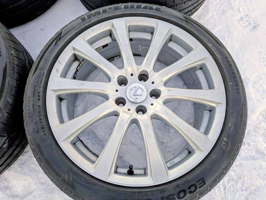 Felgi aluminiowe 19 Brock Lexus  5x114,3 ET 45 8 J oponami 245 40 R19