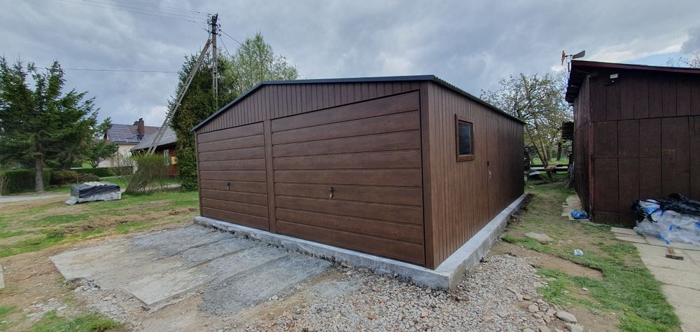 GARAŻ Drewnopodobny Hala Wiata Rolnicza Budka ogrodowa Magazyn Blaszak