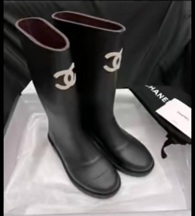 Kalosze Chanel! Od ręki! 36-41! Premium Półka