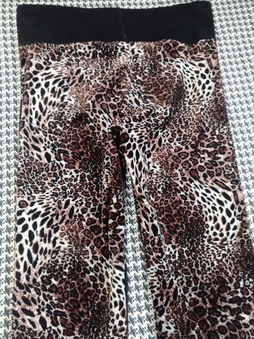 Лосины, Леггинсы леопардовые для девочки