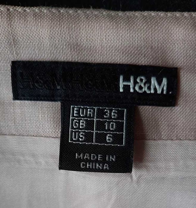 Spódnica letnia z falbanką, H&M
