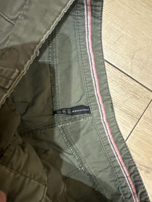 Szorty krotkie spodenki khaki zielone M L Atmosphere