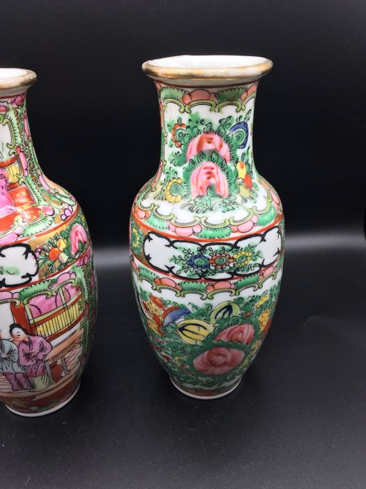 Par de Jarras porcelana antiga macau