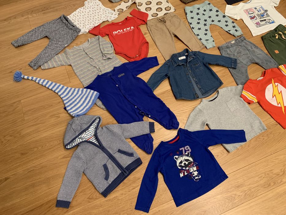 Paka Paczka Ubrań Ubranek dla Chłopca 9-12m (80)