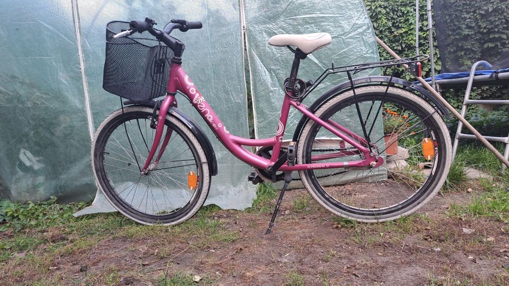 Rower kross różowy