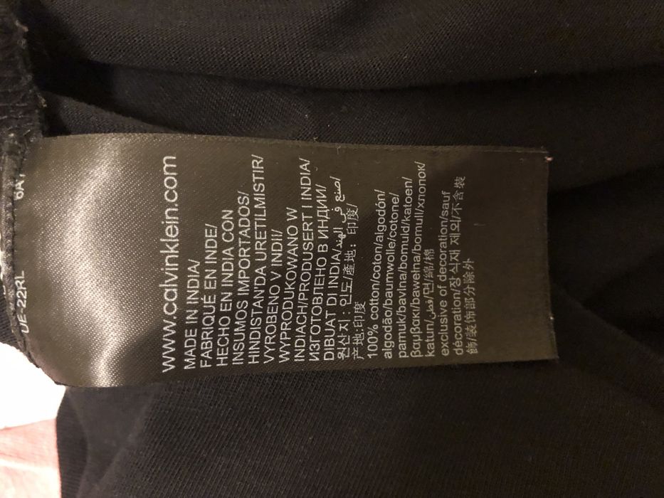 Longsleve męski bluza Calvin Klein Jeans S