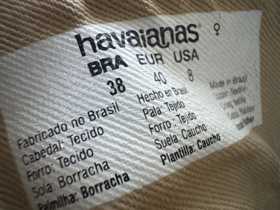 Alpargata havaianas originais pouco usada