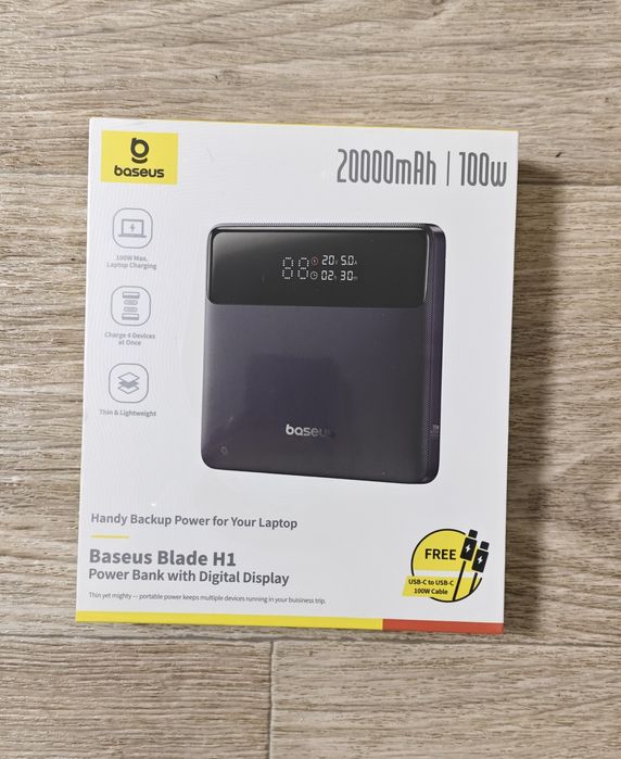 Павербанк Baseus Blade H1 100W 20000mAh