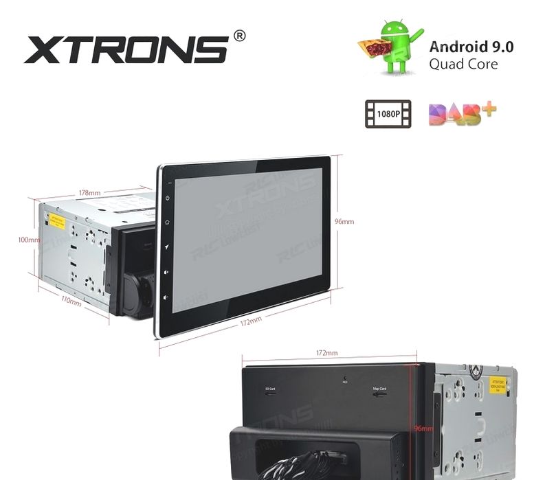 AUTO RADIO GPS UNIVERSAL 2 DIN ECRA TACTIL 10.1" C