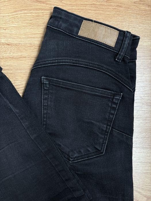 Calças skinny push-up pretas Pull&Bear