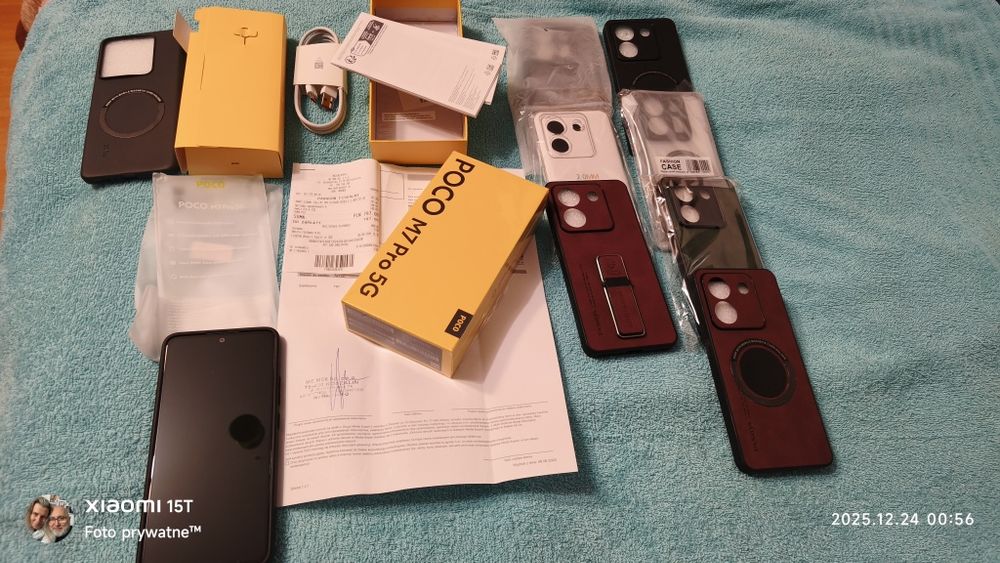 Xiaomi POCO M7 Pro 5G, 8/256 GB, kupiony w Media Expert, dowód zakupu.