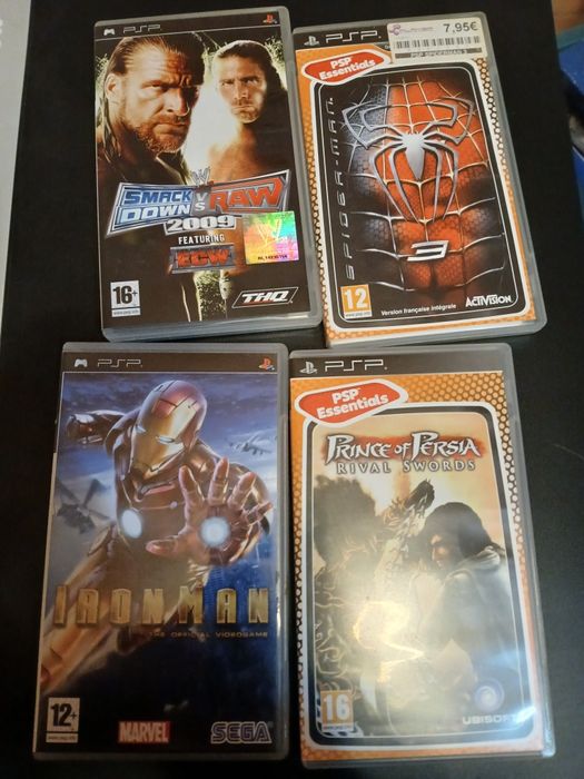 Venda de jogos de psp