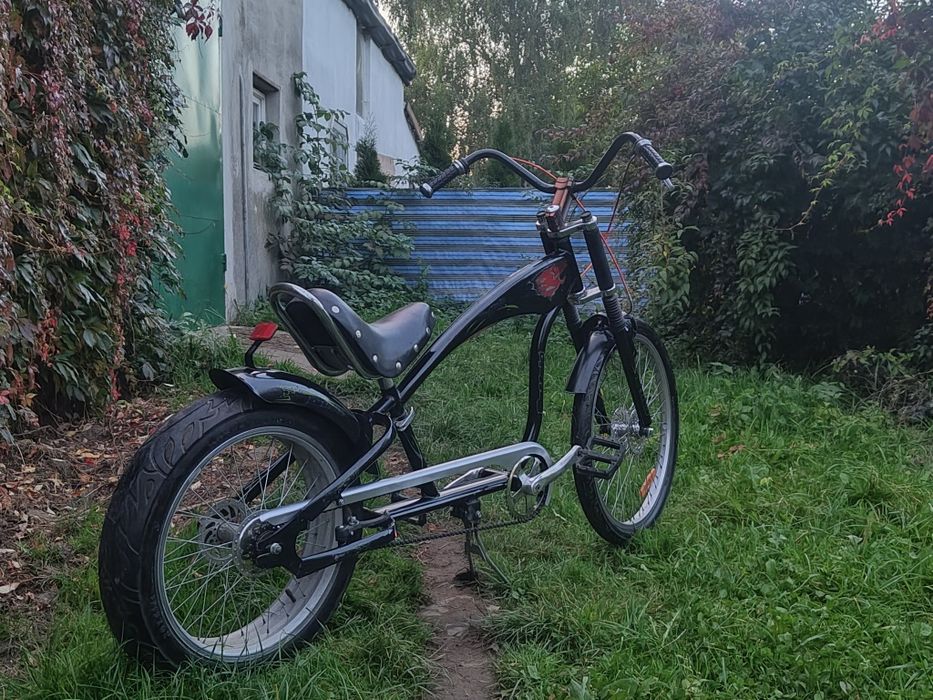 Unikatowy Rower Chopper Buffalo – Czarny Metalik, Stan BDB!